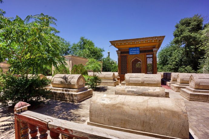 Golden graveyard in Yarkand old town